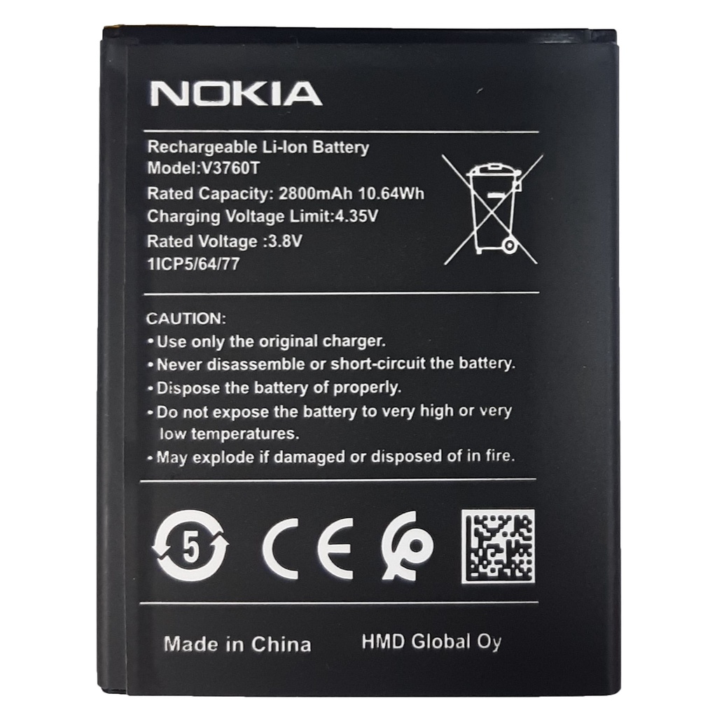 แบตเตอรี่ Nokia C2 (2020) TA-1204 (V3760T) รับประกัน 3 เดือน แบต Nokia C2 (2020)