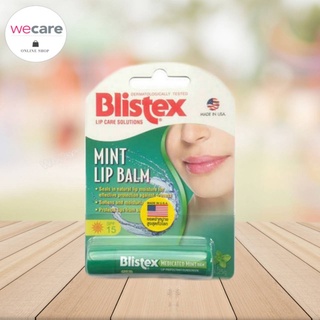 Blistex Lipbalm mint (4.25กรัม) บลิสเทค ลิปบาล์ม มิ้นต์ เอสพีเอฟ 15