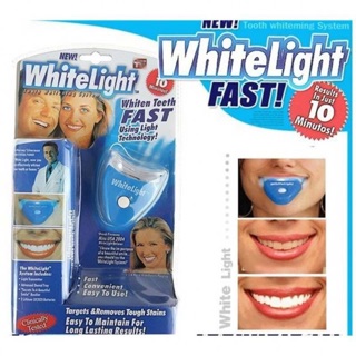 white light เครื่องฟอกฟันขาวแสงเลเซอร์สีฟ้า ใช้อย่างต่อเนื่องทุกวัน 10-20 นาที เห็นผล