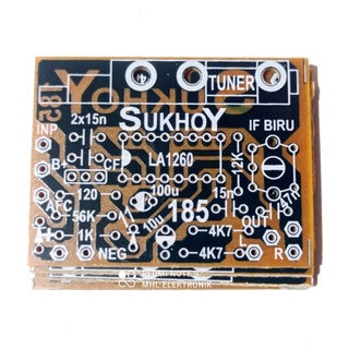 จูนเนอร์วิทยุ Pcb FM LA1260 MONO SUKHOY 185