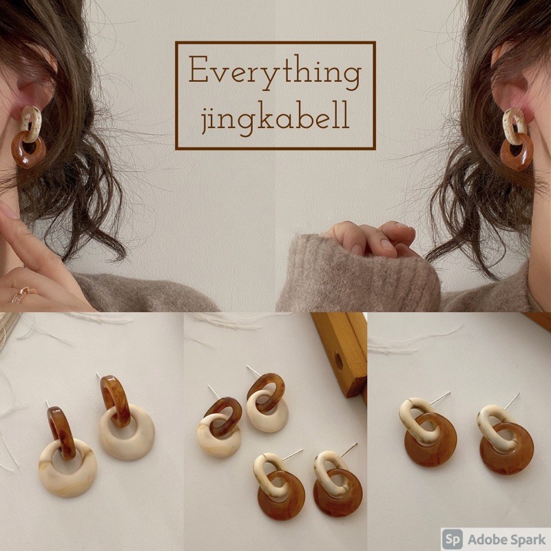 🔥พร้อมส่ง🔥 𝑆𝑖𝑙𝑣𝑒𝑟 92.5% ต่างหูก้านเงินแท้ ไม่ลอกไม่แพ้❗️เกรดเหมือนภาพเป๊ะ❗️ - รูปที่ 2