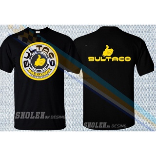 GILDAN 【สไตล์ฮิปฮอป】เสื้อยืดผ้าฝ้าย 100% พิมพ์ลาย Bultaco Sherpa Metralla Spain Moto Offroad Racing Sport 2 สําหรับผู้ชา