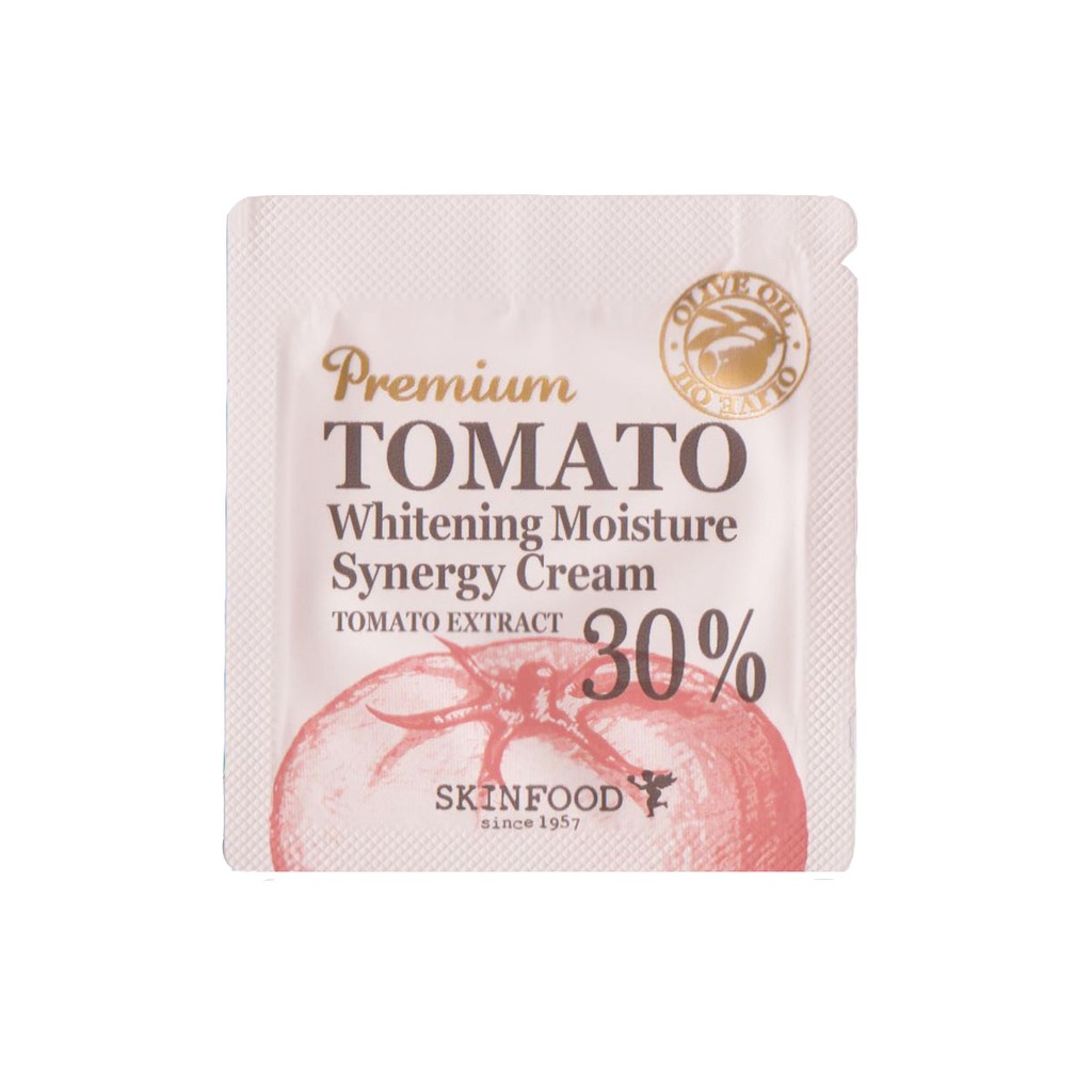 Tester SkinFood Tomato Whitening Moisture Synergy Cream