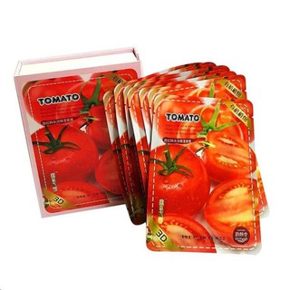 East-Skin 3D Tomato Facial Mask Sheet แผ่นมาร์คหน้า ( 1 กล่อง 10 แผ่น )