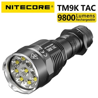 Nitecore tm9k TAC 9800 ไฟฉาย ลูเมน แบตเตอรี่ลิเธียมในตัว 5000 Ma ชาร์จ USB