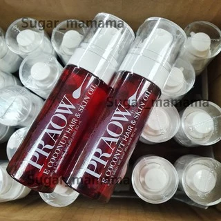 PRAOW พราว paa ป๋า น้ำมันมะพร้าวโมเลกุลเล็ก ซึมดี สันติมานะดี santimanadee หมอนอกกะลา coconut oil