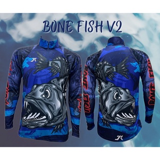 JK Thailand เสื้อตกปลา BONE FISH V2 ป้องกันรังสี UV 80% แห้งเร็ว