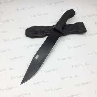 Everdayitems 0010100024 มีดเดินป่า Knife มีดพก พร้อมซอง ใบมีดคมเท่ มีดสะสม