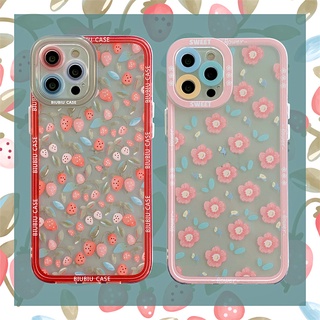 เคสโทรศัพท์มือถือซิลิโคน TPU แบบนิ่ม ลายดอกไม้ สําหรับ Iphone 13 12 Mini 11 10 Pro XS Max X XR 8 7 6 6S Plus SE 2020