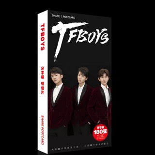 (พร้อมส่ง) โปสการ์ด ลายหมู่ #TFBOYS