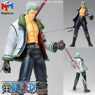 Model Figure งานแท้ Original ฟิกเกอร์ โมเดล MegaHouse One Piece วันพีซ เต็มพิกัดสลัดจอมลุย วันพีช Smoker สโมคเกอร์