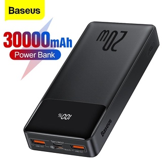 Baseus แบตเตอรี่สำรอง พาวเวอร์แบงค์แบบชาร์จเร็ว 30000mAh 20000mAh 10000mAh PD สําหรับโทรศัพท์