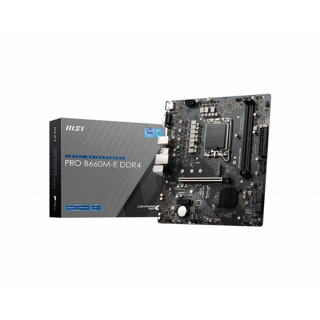 MAINBOARD (1700) MSI PRO B660M-E DDR4