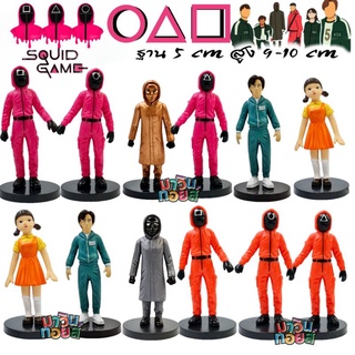 ฟิกเกอร์ โมเดล  figure model สควิดเกม ตัวเอก 2 สี 6 แบบ