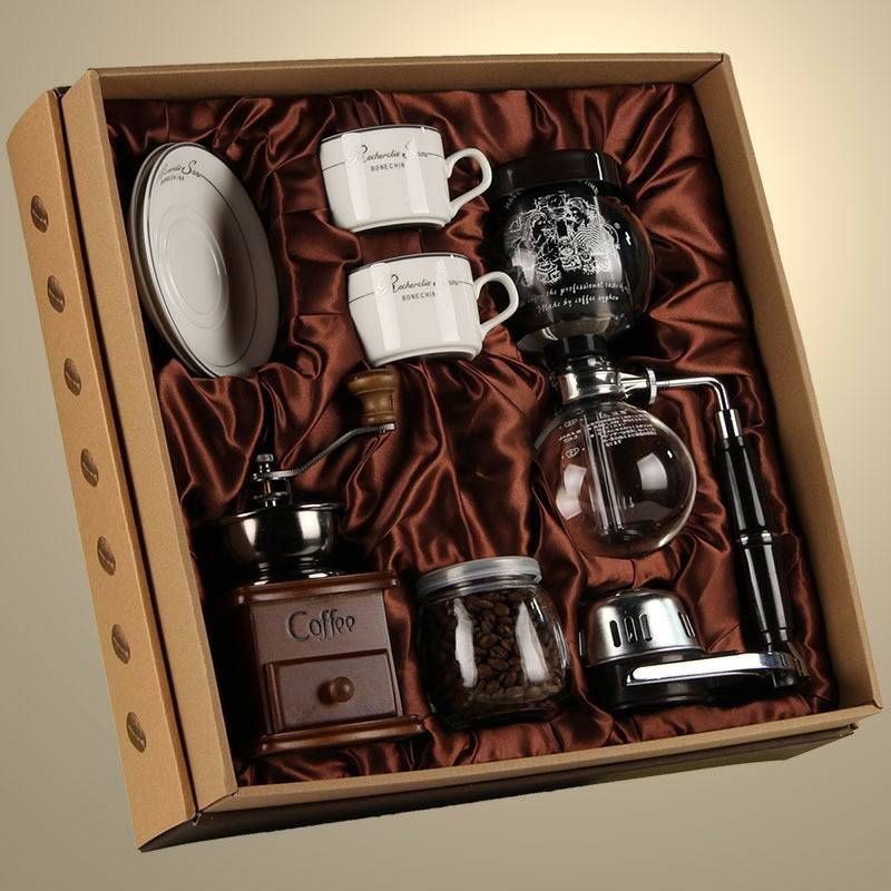 🇹🇭ส่งจากไทย🇹🇭coffee gift set ชุดเซ็ทของขวัญสำหรับคนรักกาแฟ เครื่องทำกาแฟไซฟ่อน ชุดกาแฟดริป