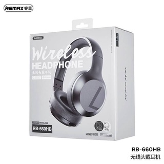 หูฟังบลูทูธ Bluetooth Headphone REMAX รุ่น RB-660HB - เสียงดี เบสแน่น ของแท้100%