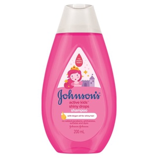 🔥แนะนำ!! จอห์นสัน เบบี้ แอคทีฟ คิดส์ ชายน์นี่ ดร็อป แชมพู 200มล. Johnsons Baby Active Kids Shiny Drop Shampoo 200ml