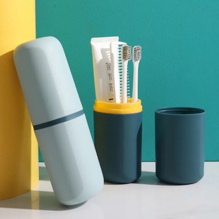 Portable Travel Toothbrush Holder Storage Case Box Organizer Household Storage Cup For Outdoor Travel Bathroom Accessories