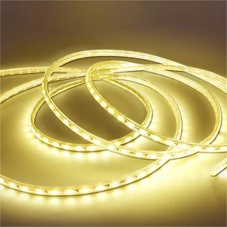 ไฟสายยาง 5050 LED Strip 5M 10M 15M 20M 25M 30M 220V 8mm ไว้ภายนอกได้ พร้อมใช้งาน