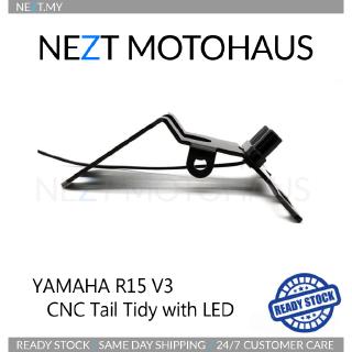 ที่วางจานท้าย พร้อมไฟ LED สําหรับ Yamaha R15 V3