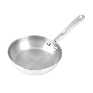 🔥The Best!! MEYER กระทะด้ามสเตนเลสทรงตื้น Bella Classico รุ่น 73290-T ขนาด 20 ซม. สีเงิน Fry Pans &amp; Woks