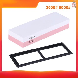 (k &amp; w) 3000/8000 grit หินลับมีดแบบสองด้าน