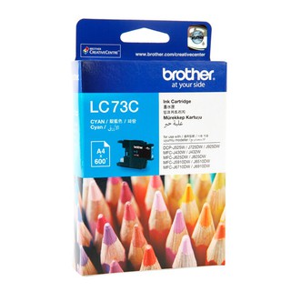 ตลับหมึกอิงค์เจ็ท สีฟ้า Brother LC-73C /Cyan ink cartridge Brother LC-73C