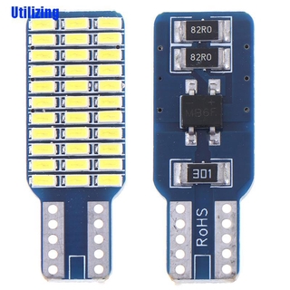 (Utilizing) หลอดไฟ T10 3014 W5W 33 Smd Led Canbus สีขาว