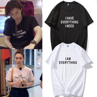 [COD]เสื้อยืดแขนสั้น ผ้าฝ้ายแท้ พิมพ์ลายตัวอักษร Lee Seung-Hyun Chi Wei ขนาดเล็ก สองชิ้น สําหรับคู่รักS-5XL