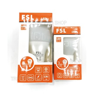 หลอดไฟ LED ขนาด 3W , 5W แสงขาว FSL ขั้วE27 220V