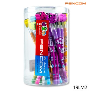 Pencom 19LM2  ดินสอต่อไส้หัวยางลบรูปแมว(รับสินค้าตามภาพให้แจ้งในแชทนะคะ)