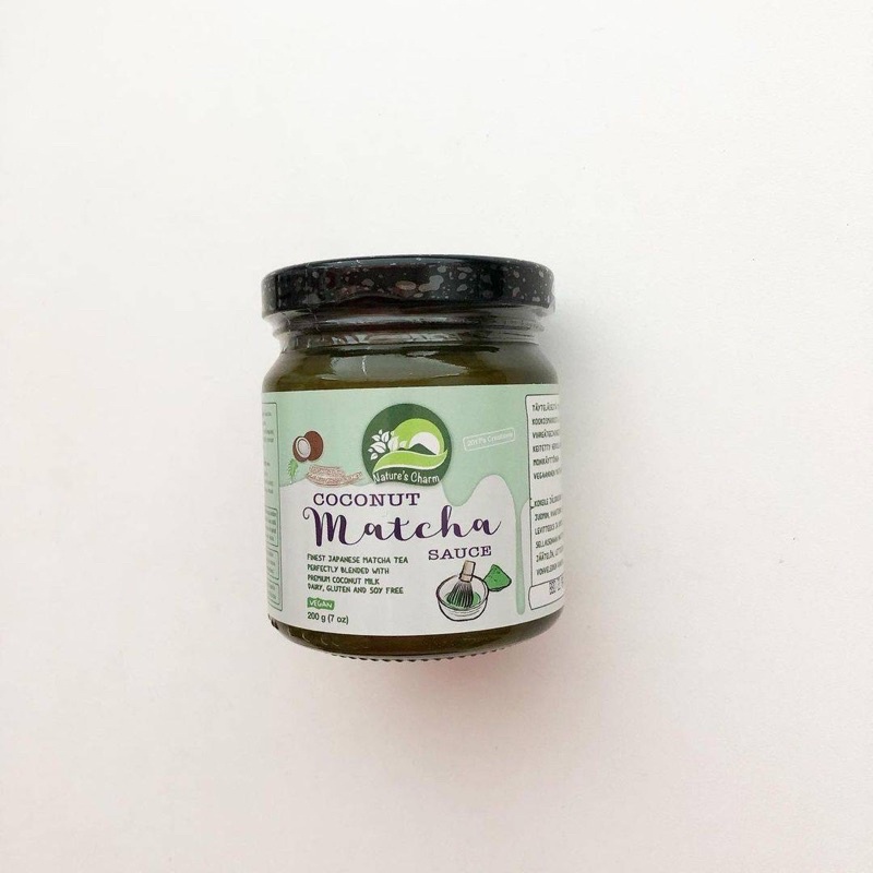 ซอสชาเขียวมัชฉะ Nature’s Charm Coconut Matcha Sauce VEGAN / เจ