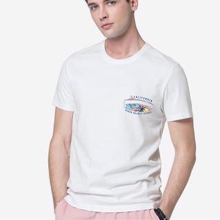 แฟชั่นเกาหลีคอกลมรูปแบบเสื้อยืดสําหรับผู้ชาย Unisex ท็อปส์ Tees #S-TS006 0i: