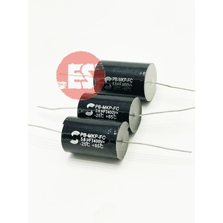 Capacitor 5.6 uF 400V.