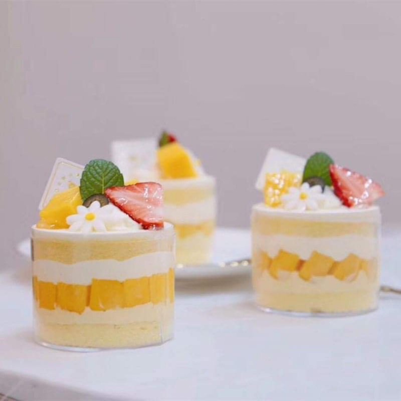 ถ้วยมูสใส่เค้ก(มินิ)*📌ไม่มีฝา*จำนวน50ชิ้น