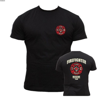 [S-5XL] 【ขายดี】Gildan เสื้อยืดแขนสั้น ผ้าฝ้าย 100% พิมพ์ลาย Rescue Point Firefighter Fireman แฟชั่นฤดูร้อน สําหรับผู้ชาย