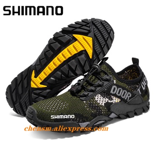 Shimano รองเท้าตกปลา แบบแห้งเร็ว กันลื่น เหมาะกับใส่ปีนเขากลางแจ้ง สําหรับผู้ชาย