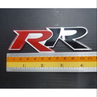 Logo RR ของรถ Honda งานเรนซิ่น 11×3cm