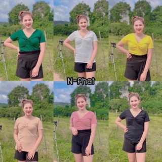 พร้อมส่ง เสื้อแฟชั่น สาวอวบ อก34-44