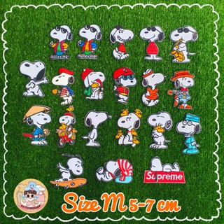 🐶ตัวรีดติดเสื้อ อาร์มติดเสื้อ ลายSnoopy. 📮 มีเก็บปลายทาง