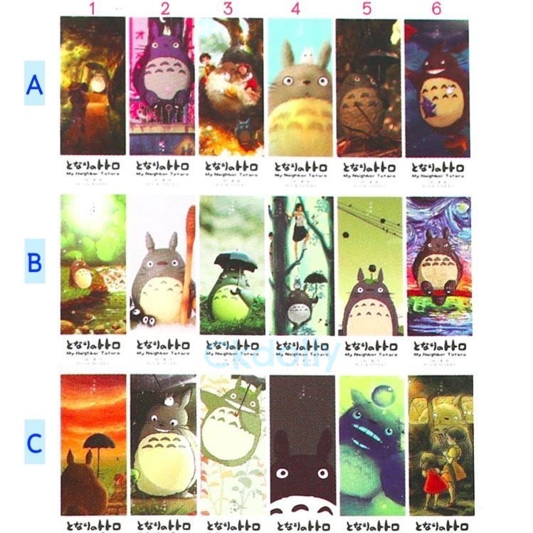 ที่คั่นหนังสือ ลายแมว totoro 🔖