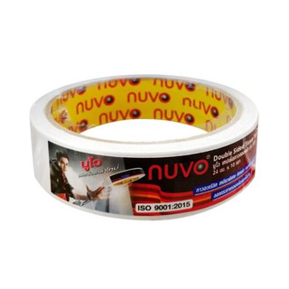 NUVO เทปกาวสองหน้าแบบบาง รุ่น 918 ขนาด 24 มม. x 10 หลา สีขาว