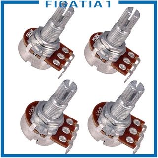 [NANA] Guitar potentiometer pot A500k B500K 4-pack set 17mm dia   volume control