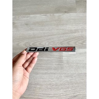 โลโก้ Ddi VGS ขนาด 16.2x1.8 cm. ติดISUZU D-MAX