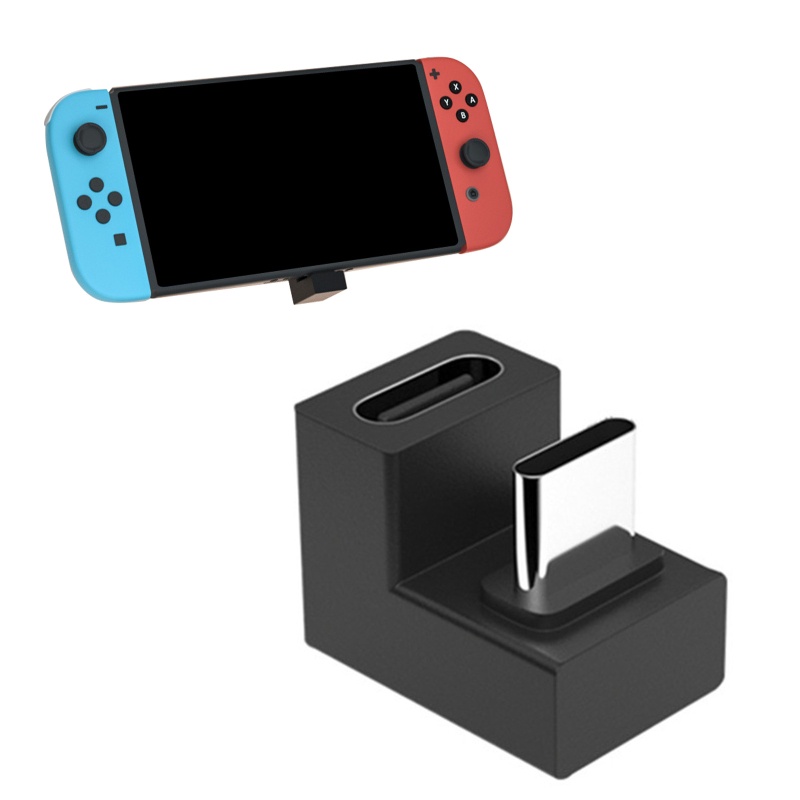 Btsg 90 องศา USB C Type C อะแดปเตอร์ชายกับหญิงขวาซ้ายและขวาลงมุม 90 องศา USB-C Extension Adapt