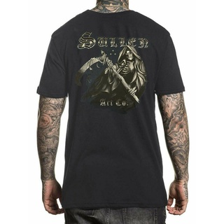 เสื้อยืดแขนสั้น พิมพ์ลายโครงกระดูก Sullen s Marina Rer สําหรับผู้ชาย 468611Size S-5XL