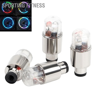 Sporting Fitness LED Flash Tire Light Waterproof 12V Universal Decorative Wheel Valve Stem Lamp for Car Bike Motorcycle