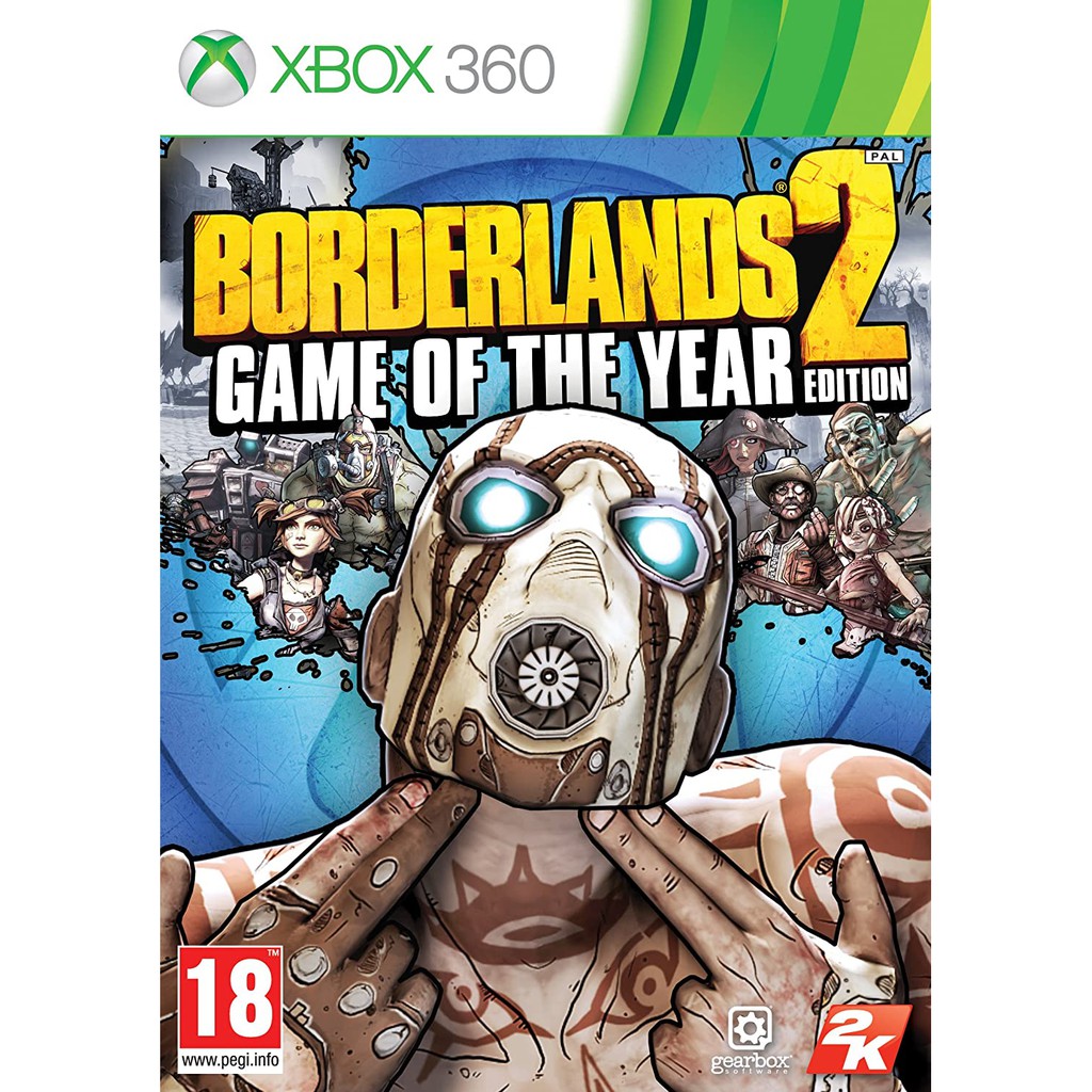 แผ่น XBOX 360 : Borderlands 2 Game of The Year Edition ใช้กับเครื่องที่แปลงระบบ JTAG/RGH