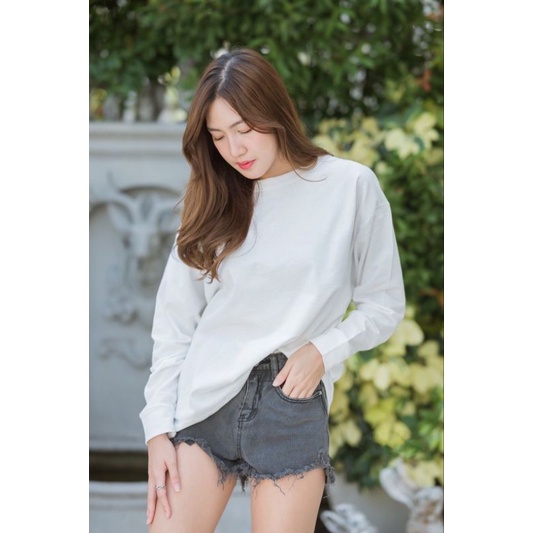 𝘿𝘼𝙄𝙇𝙔 𝙏-𝙎𝙃𝙄𝙍𝙏 | เสื้อยืดคอกลมแขนยาว เนื้อผ้าดีใส่สบาย Match ใส่ง่าย