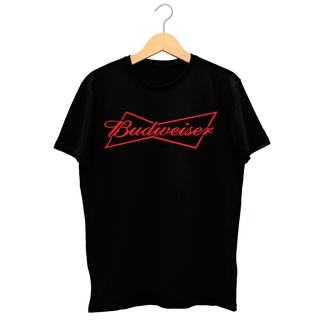 เสื้อยืดสีขาวเสื้อยืดลําลอง พิมพ์ลายกราฟฟิค Budweiser Beer Dope สีดํา สําหรับผู้ชาย 558787S-4XL